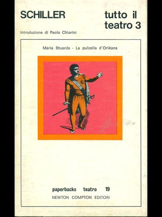 Tutto il teatro Vol. 3 - Friedrich Schiller - copertina