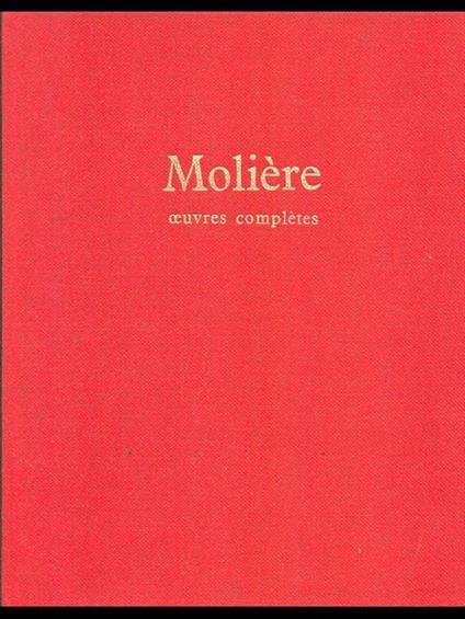 Oeuvres completes - Molière - copertina