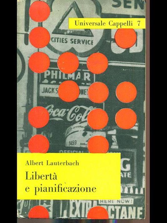 Libertà e pianificazione - Albert Lauterbach - copertina