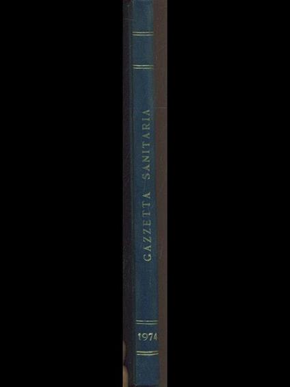 Gazzetta sanitaria 1974 - copertina