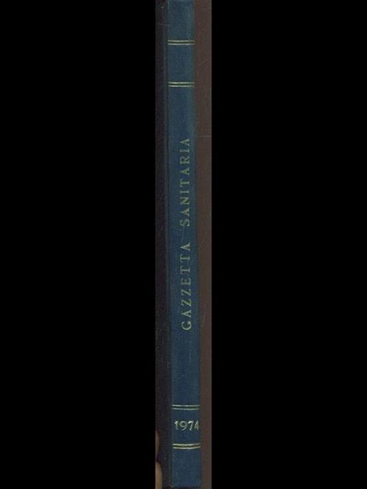 Gazzetta sanitaria 1974 - copertina
