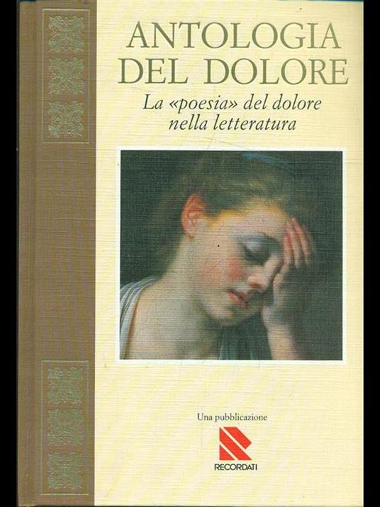 Antologia del dolore - copertina