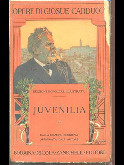 Juvenilia III - Giosuè Carducci - copertina