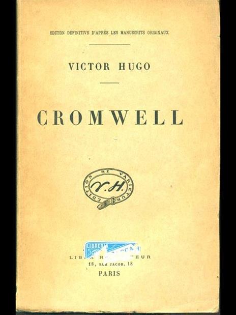 Cromwell - Victor Hugo - copertina
