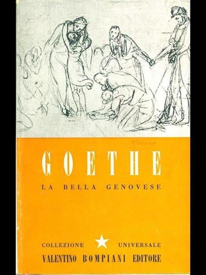 La bella genovese - Johann Wolfgang Goethe - copertina