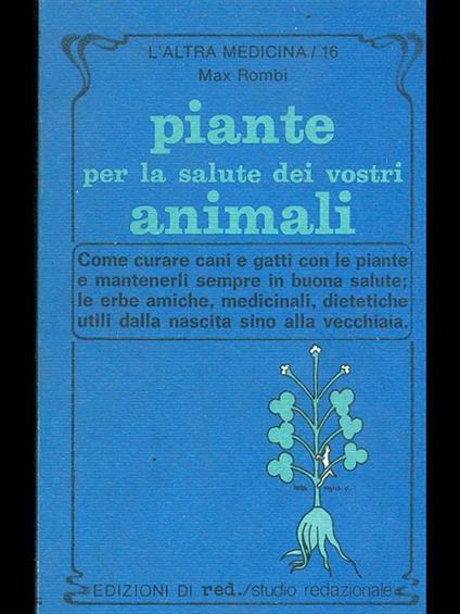 Piante per la salute dei vostrianimali - Max Rombi - copertina