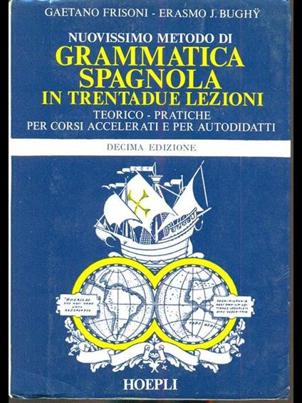 Nuovissimo metodo di grammatica spagnola intrentadue lezioni - copertina