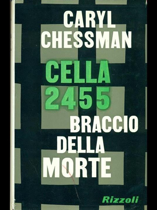 cella 2455 - Caryl Chessman - copertina