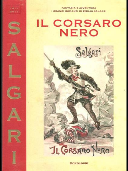 Il Corsaro Nero - Emilio Salgari - copertina
