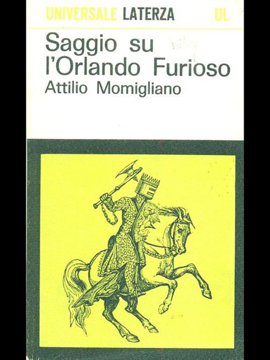Saggio su l'Orlando Furioso RU5492