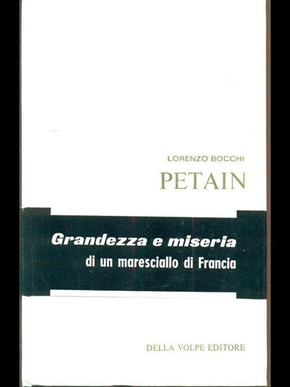 Petain - Lorenzo Bocchi - copertina