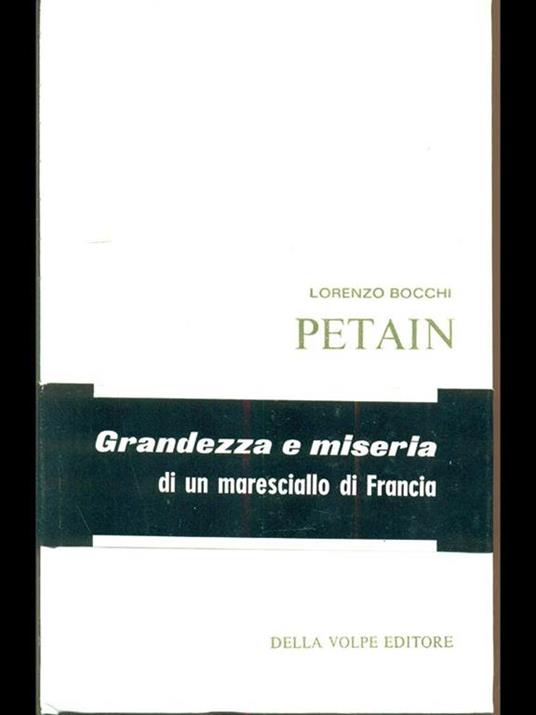 Petain - Lorenzo Bocchi - copertina