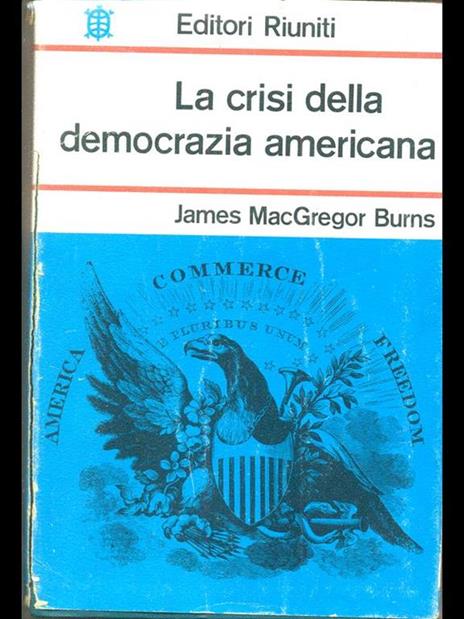 La crisi della democrazia americana - James M. McPherson - copertina
