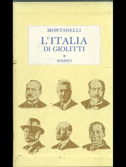 L' Italia di Giolitti - Indro Montanelli - copertina