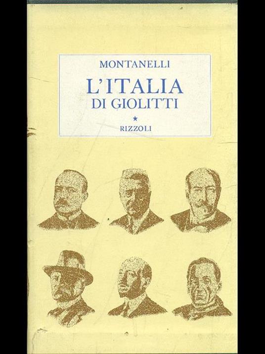 L' Italia di Giolitti - Indro Montanelli - copertina