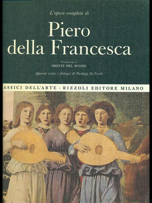 L' opera completa di Piero della Francesca - Pierluigi De Vecchi - copertina