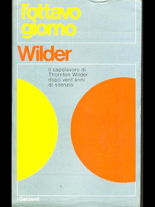 L' ottavo giorno - Thornton Wilder - copertina