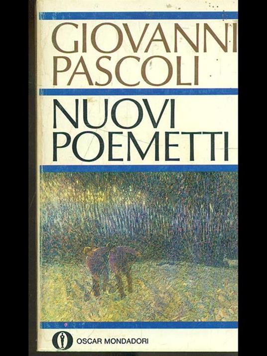 Nuovi poemetti - Giovanni Pascoli - copertina