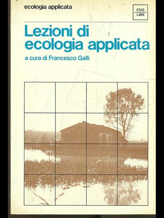 Lezioni di ecologia applicata - copertina