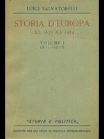 Storia d'Europa dal 1871 al 1914. Volume 1 1871-1878