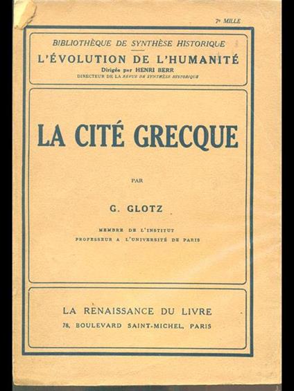 La cité grecque - copertina