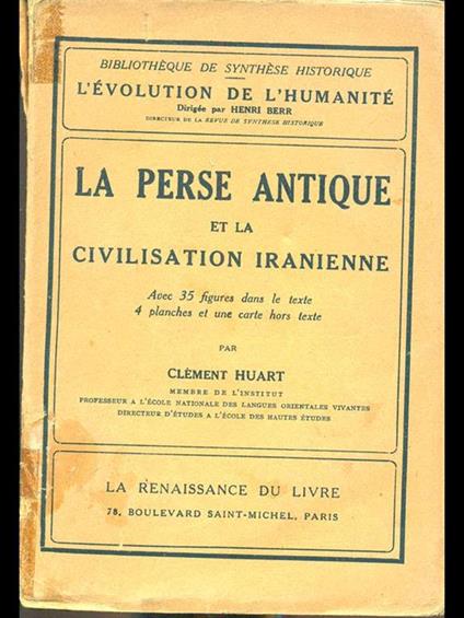 La Perse antique - copertina