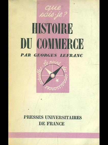 Histoire du commerce - copertina