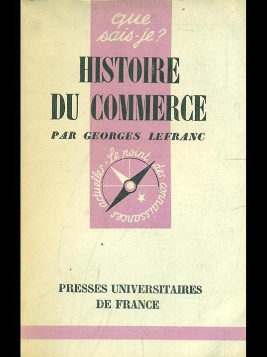 Histoire du commerce - copertina