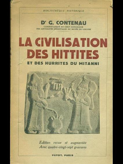 La civilisation des hittites - copertina
