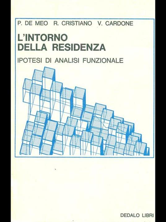 L' intorno della residenza - copertina