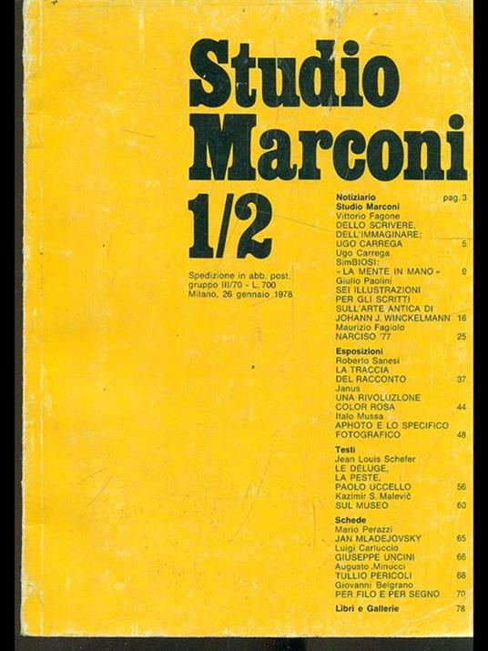 Studio Marconi 1/2 - 2