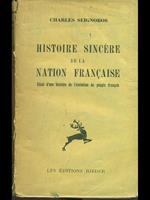 Histoire sincere de la nation française