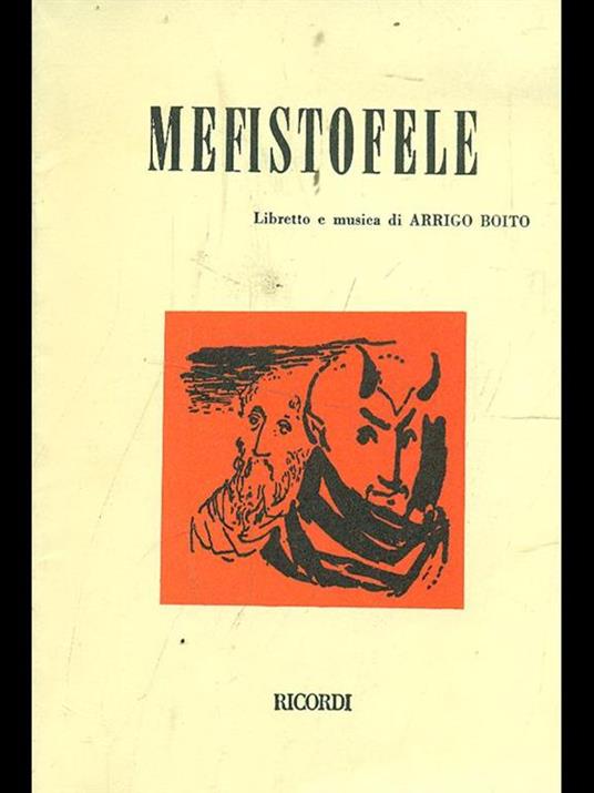 Mefistofele - Arrigo Boito - copertina