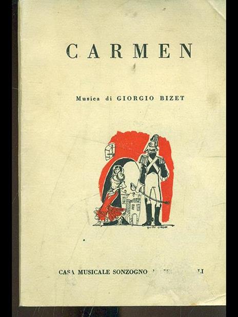 Carmen - Georges Bizet - copertina