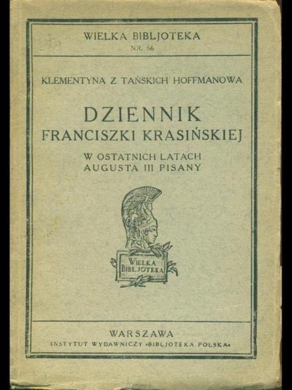 Dziennik franciszki krasinskiej - copertina