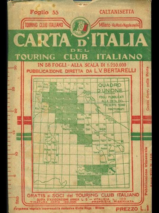 Caltanisetta-Carta d'Italia n. 55 - copertina