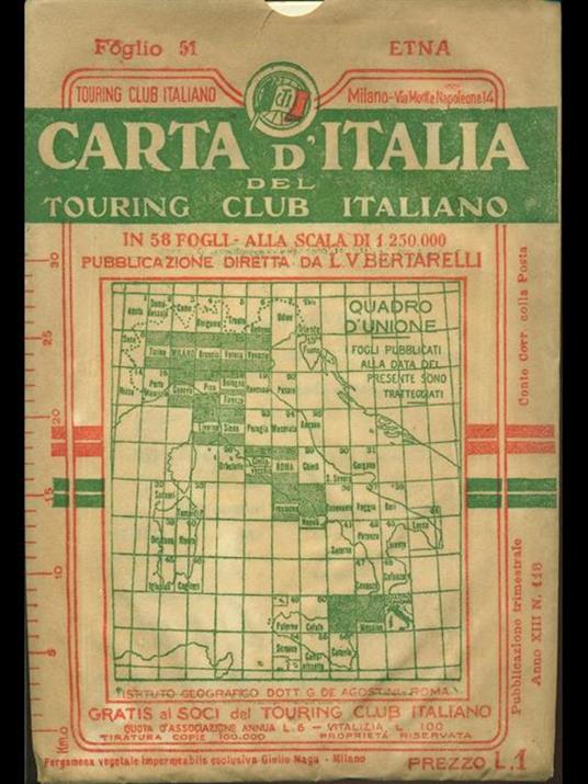 Etna-Carta d'Italia n. 51 - copertina