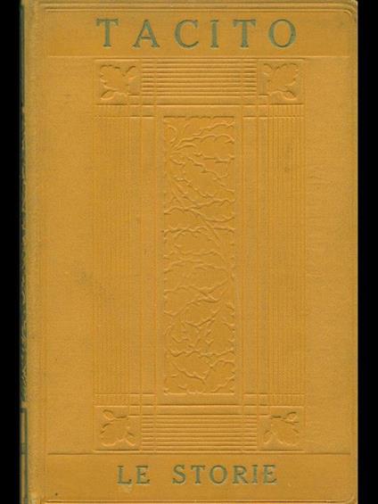 Le storie - P. Cornelio Tacito - copertina