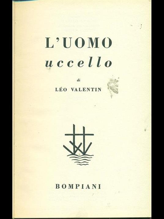 L' uomo uccello - Leo Valentin - copertina