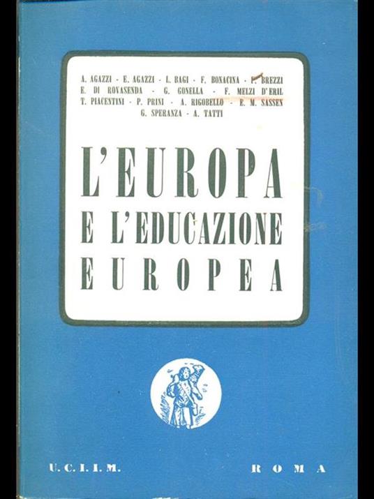 L' Europa e l'educazione Europea - copertina