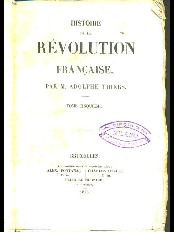 Histoire de la Revolution française