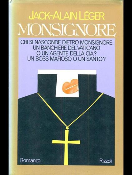 Monsignore - Jack-Alain Léger - copertina