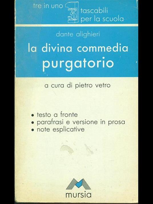La Divina Commedia. Purgatorio. Questioni, temi e ricerche - Dante Alighieri - copertina
