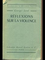 Reflexions sur la violence