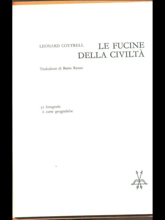 Le fucine della civiltà - Leonard Cottrell - copertina