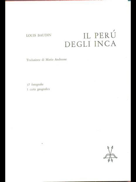 Il Perù degli Inca - Louis Baudin - copertina