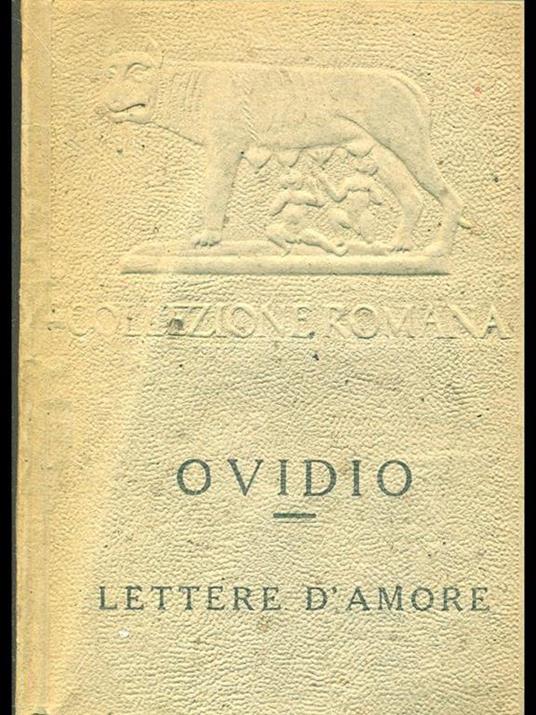 Lettere d'amore - P. Nasone Ovidio - copertina