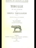 Tibulle et les auteurs du corpus tibullianum