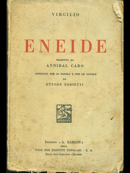 Eneide - Publio Virgilio Marone - copertina