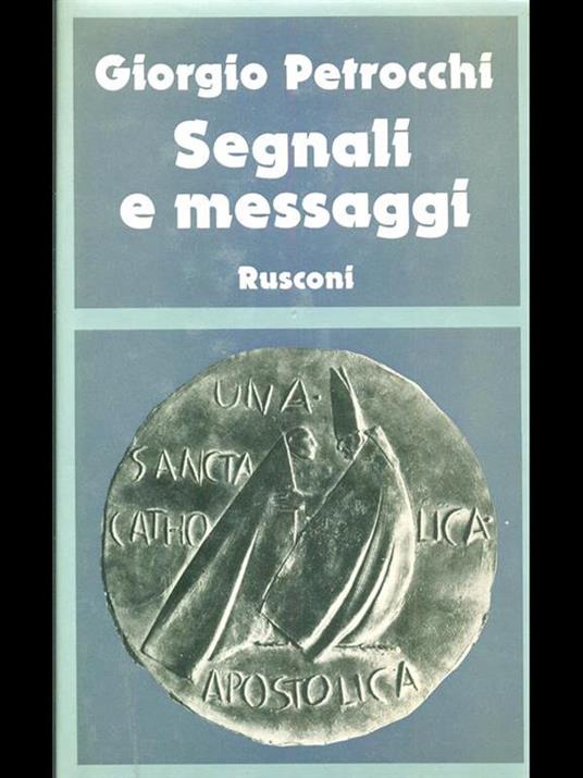Segnali e messaggi - Giorgio Petrocchi - copertina
